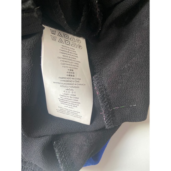 Michael Kors Pink Floral Tiered Georgette Long Sleeve Dress Size 8 - Picture 6 of 6